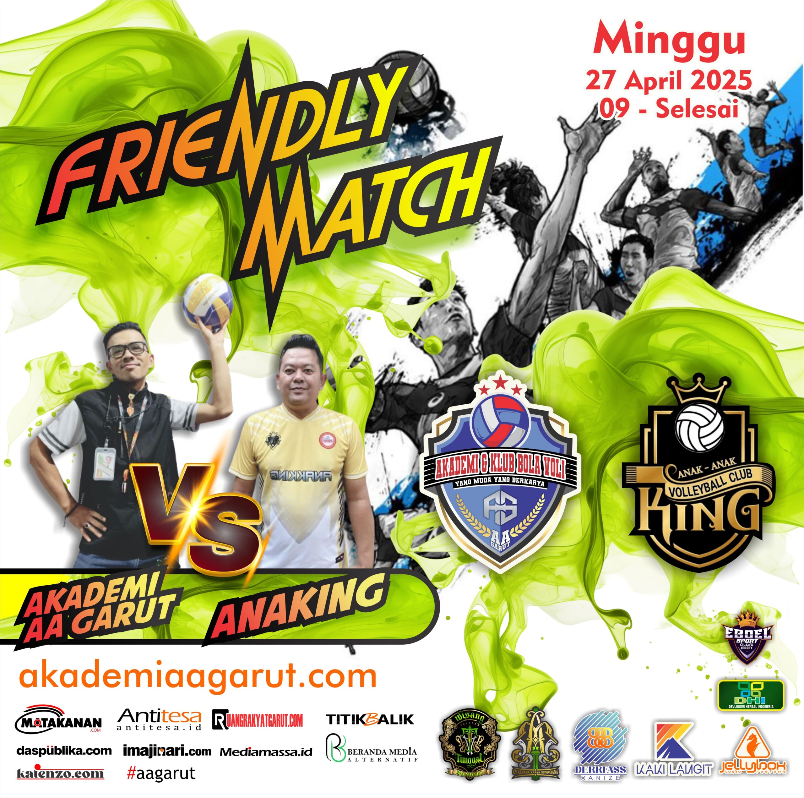 AA Garut Tantang Anaking Wanaraja di Friendly Match Seru 27 April